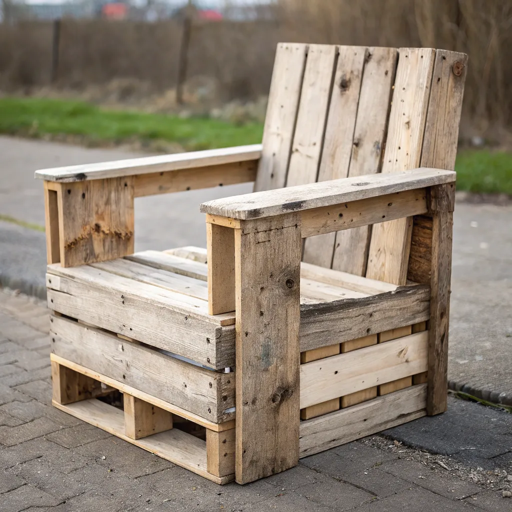 Rustic Pallet Chair